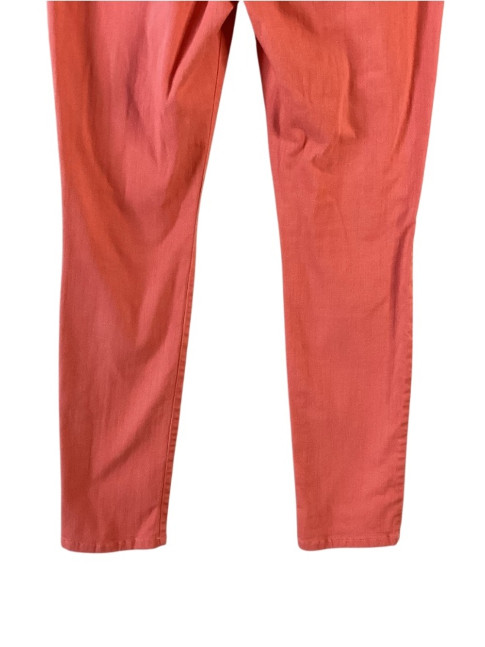 NYDJ Alina Orange Coral Denim Leggings 10P - Picture 7 of 11